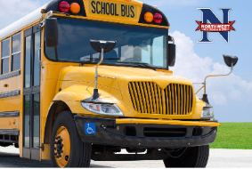 School Bus, Northwest Local School District Logo