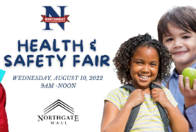 Northwest Local School District NWLSD is hosting its Annual Back To School Health and Safety Fair at  Northgate Mall on Wednesday, August 10, 2022 from 9 am until Noon! 